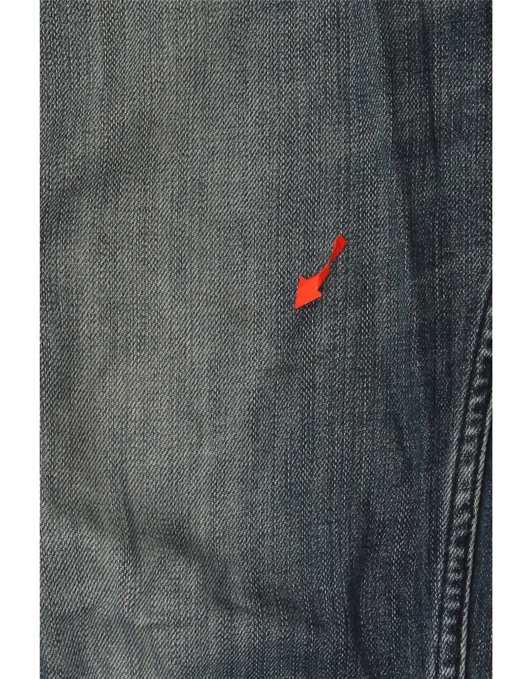 CALVIN KLEIN Vaqueros ajustados desgastados para hombre W32 L34 Algodón azul