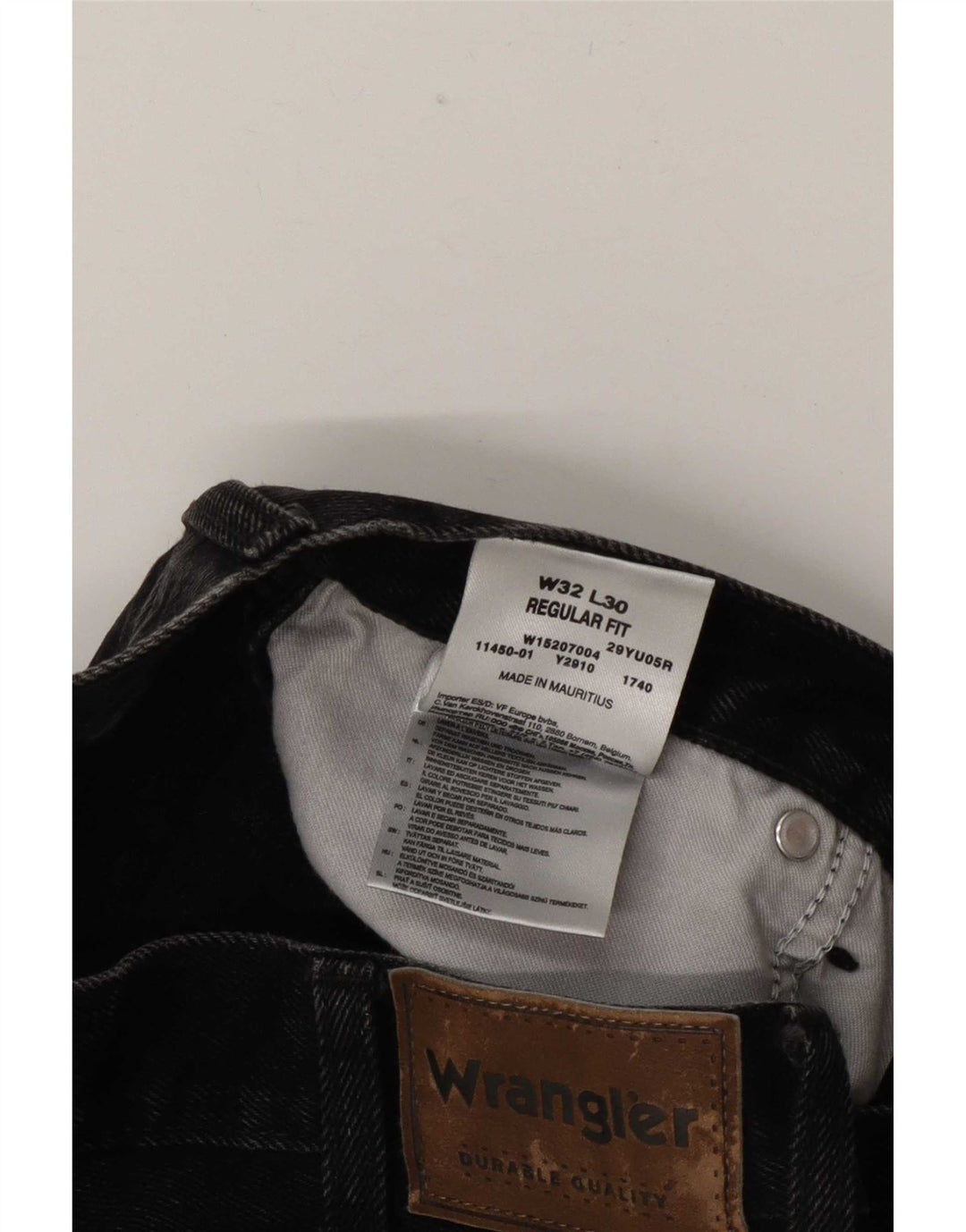 Wrangler Vaqueros Rectos De Corte Regular Para Mujer W32 L30 Algodón Gris