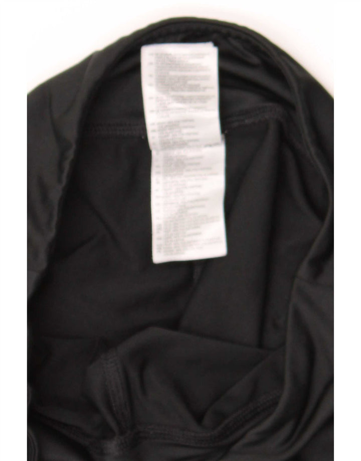 Adidas Leggings Capri para Mujer Reino Unido 8/10 Pequeño Poliéster Negro