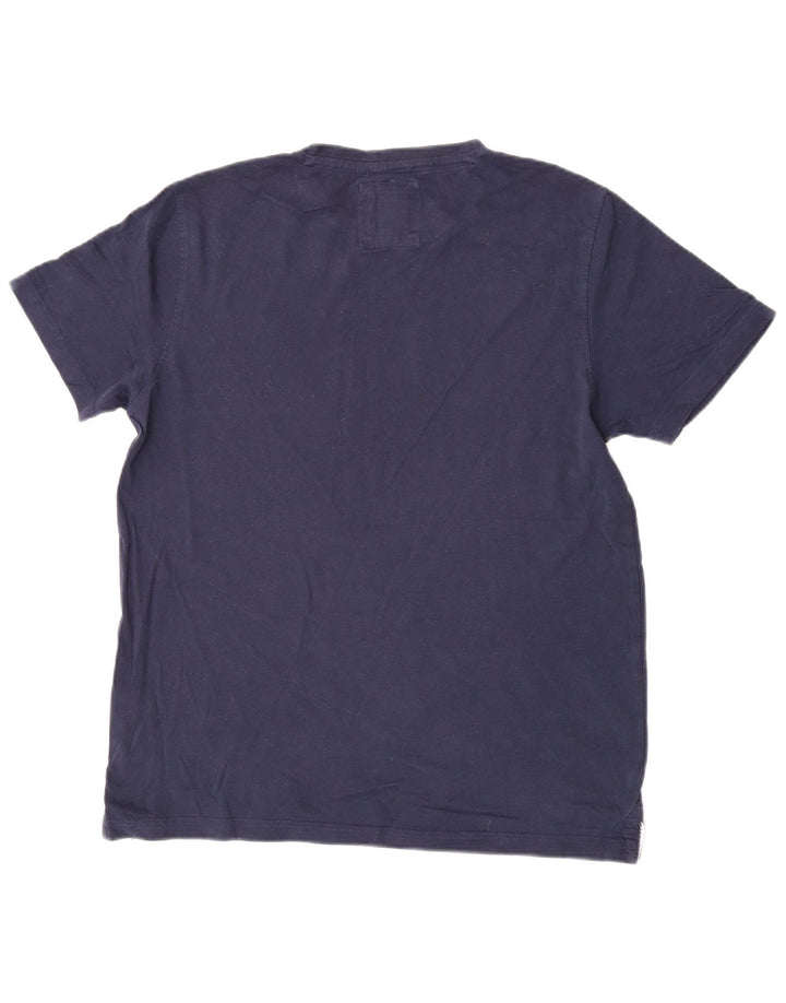 Crew Clothing Camiseta para hombre Top Medium Azul marino Algodón