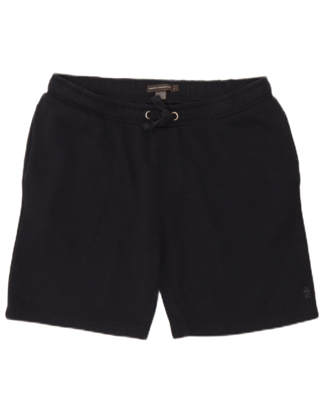 French Connection Pantalones cortos deportivos para hombre de algodón azul marino grande