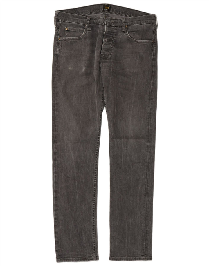 Lee Jeans Powell Slim para Hombre W33 L34 Algodón Gris