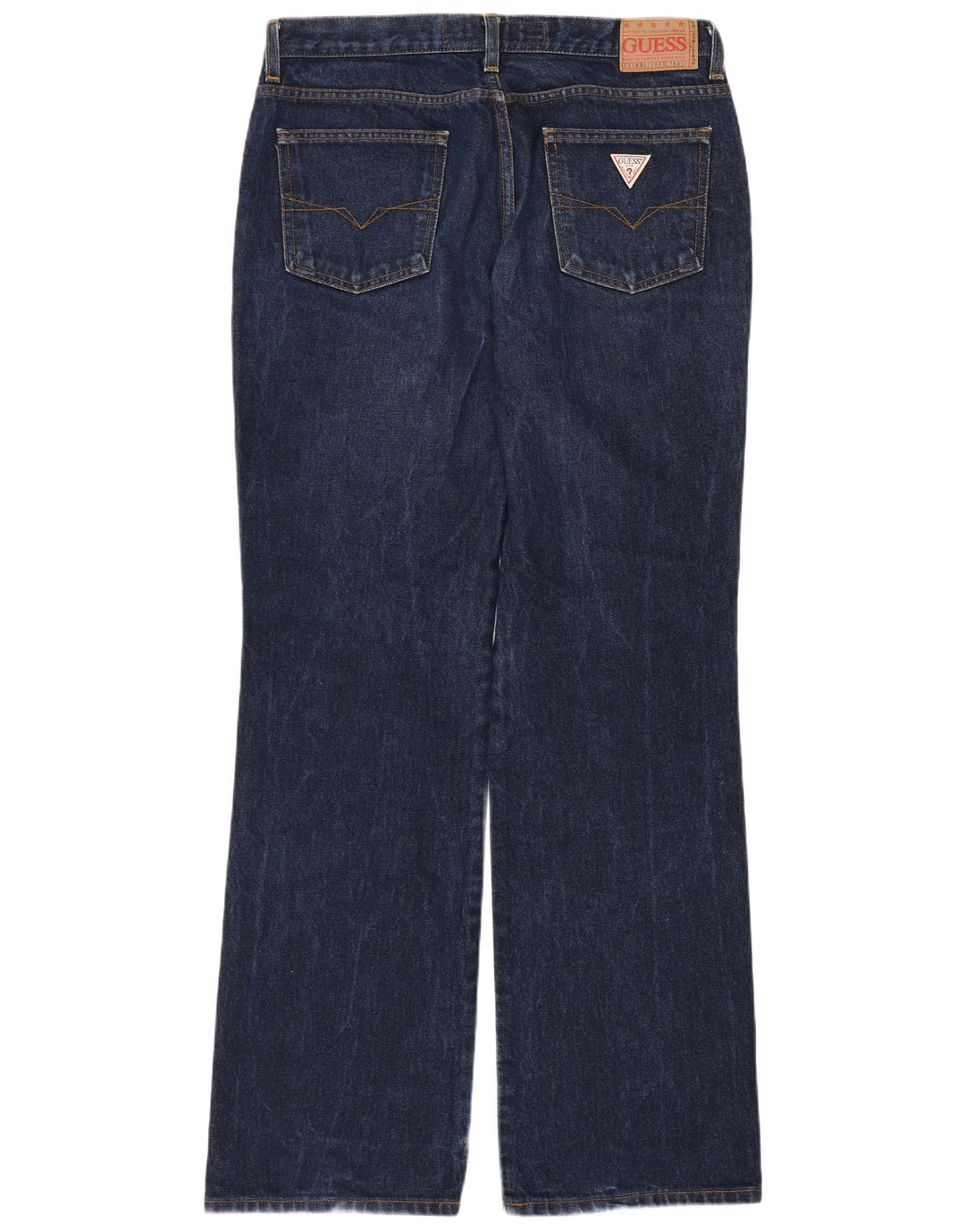 Guess Vaqueros Rectos Hombre W32 L32 Algodón Azul Marino