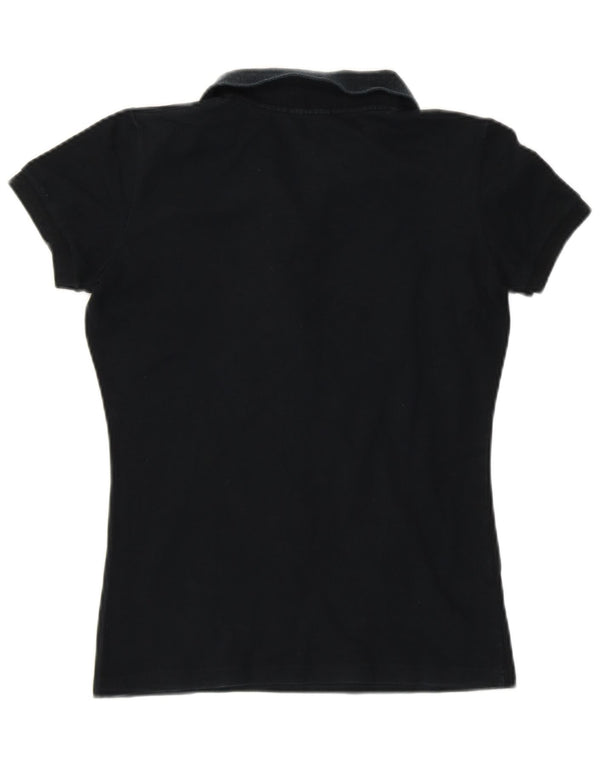 FRED PERRY Polo para mujer UK 8 Small Algodón negro