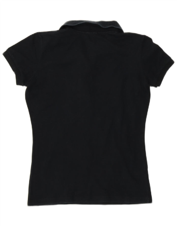 FRED PERRY Polo para mujer UK 8 Small Algodón negro