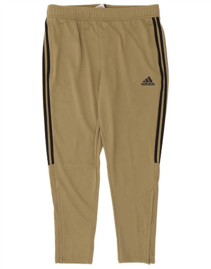 Adidas Hombre Aeroready Pantalones De Chándal XL Caqui Poliéster