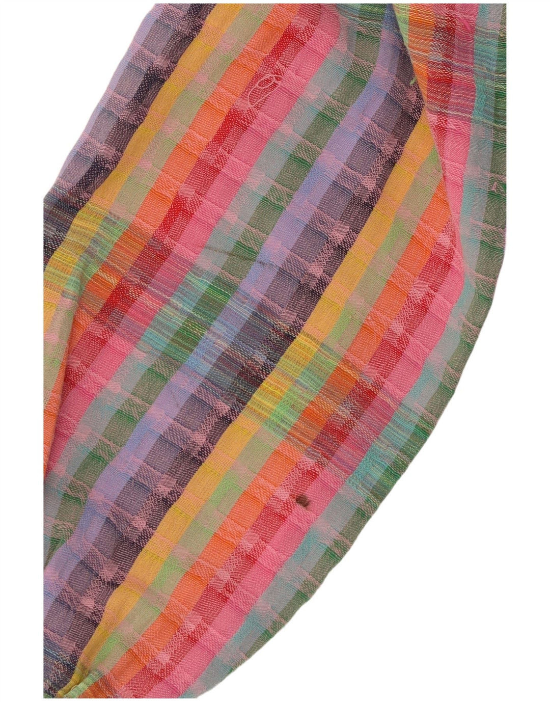 VINTAGE Camisa de mujer UK 18 XL Rayas multicolores