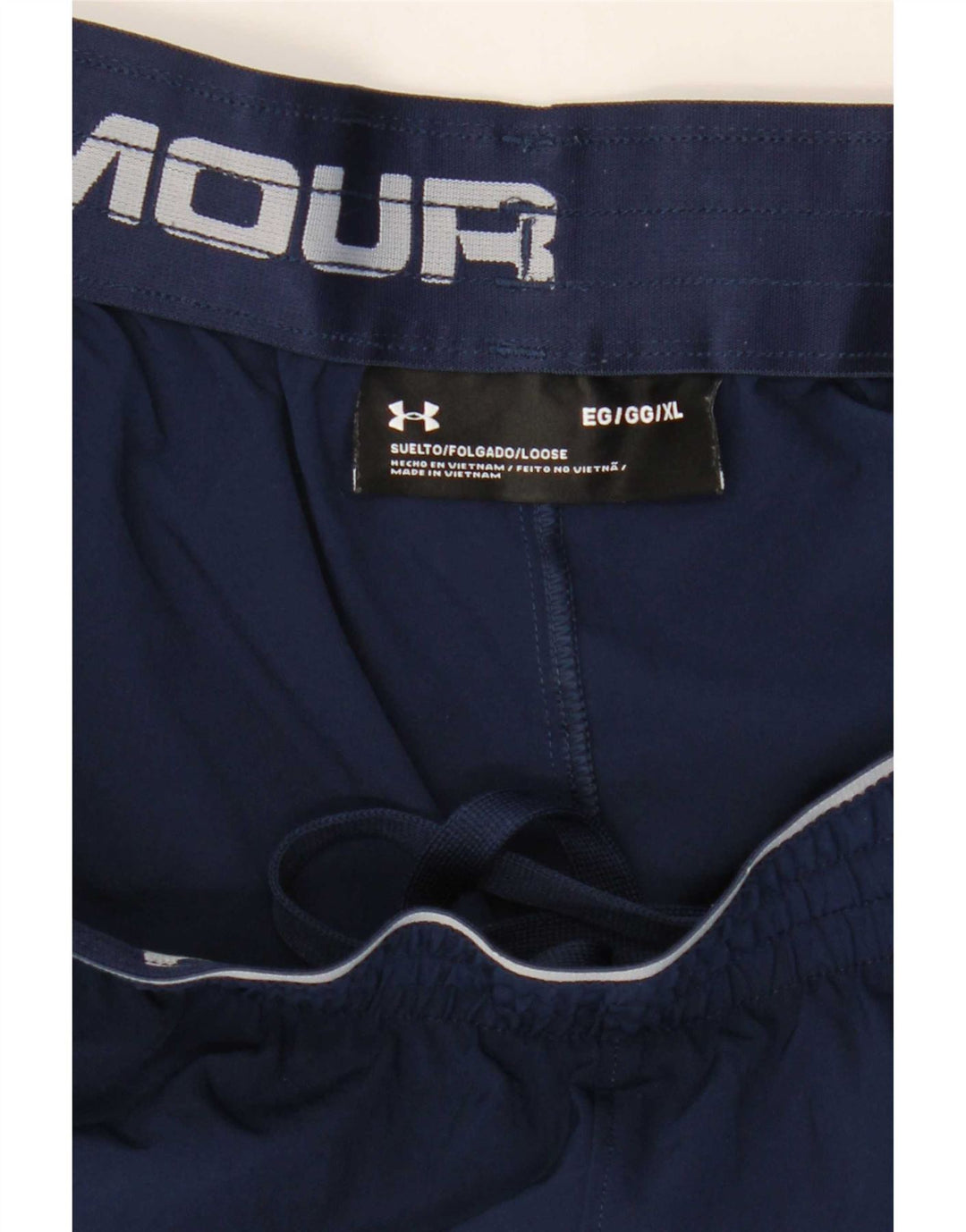 Under Armour Pantalones cortos deportivos para hombre XL Azul marino