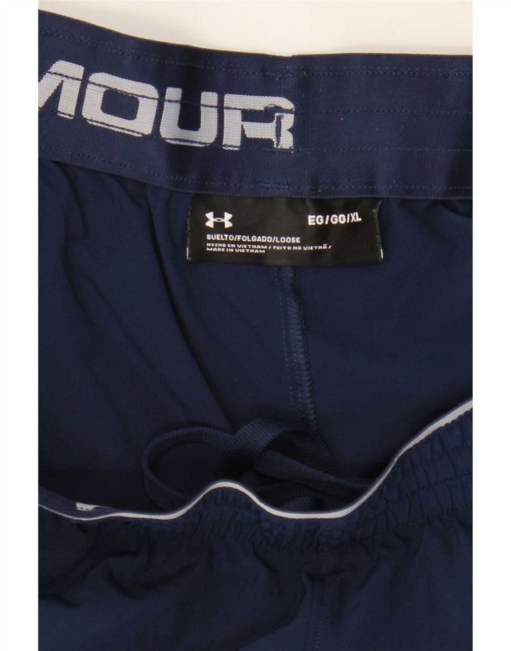 Under Armour Pantalones cortos deportivos para hombre XL Azul marino