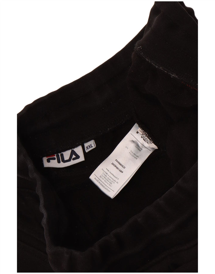 Fila Pantalón Chándal Hombre 2XL Algodón Negro