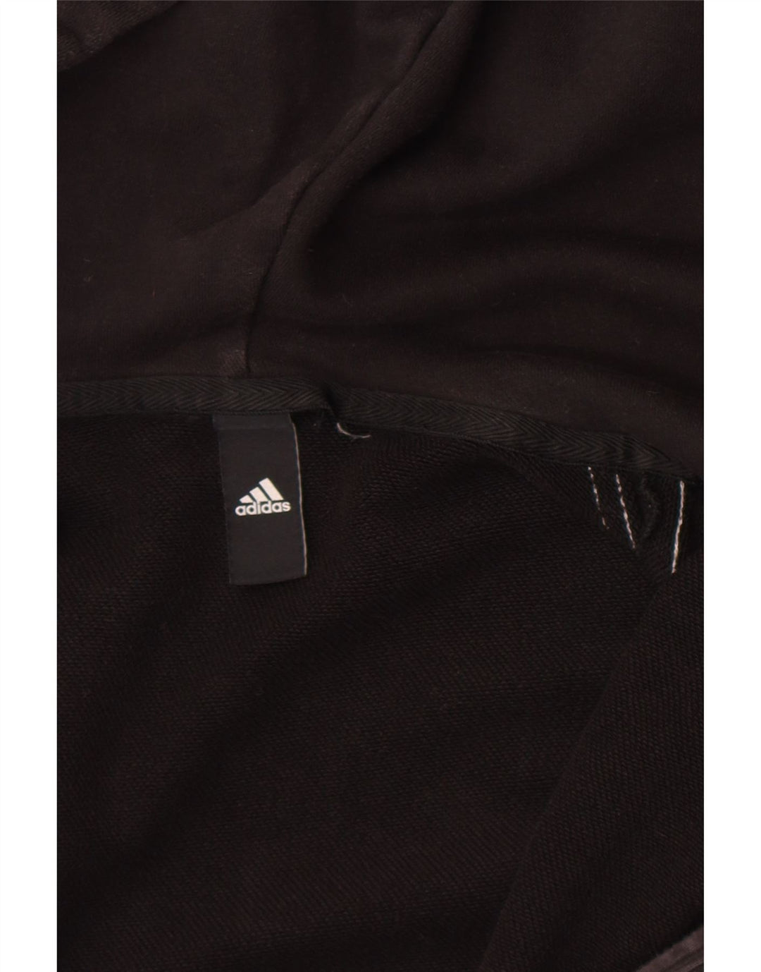 Adidas - Sudadera con capucha y cremallera para hombre, talla pequeña, color negro