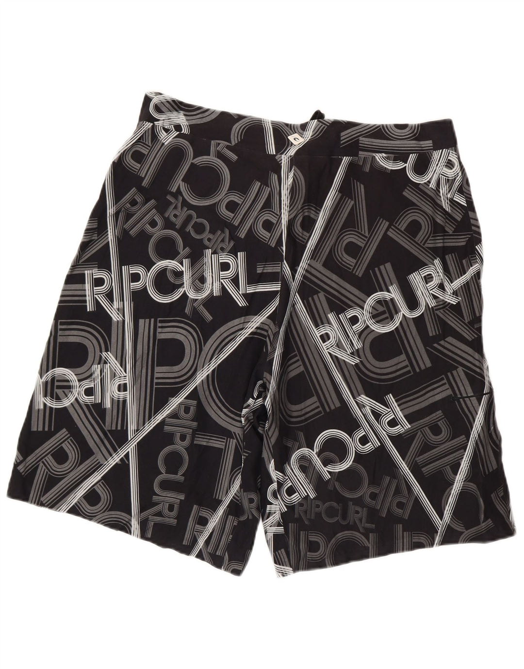 RIP CURL Bañador con estampado gráfico para hombre, talla grande, negro