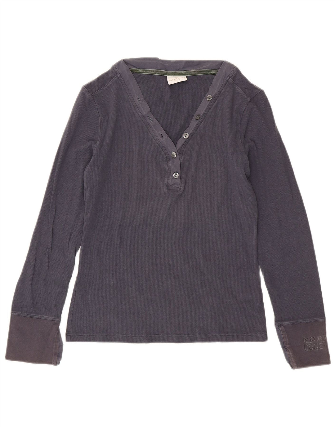 North Sails Camiseta de manga larga para mujer UK 40 Algodón azul marino mediano