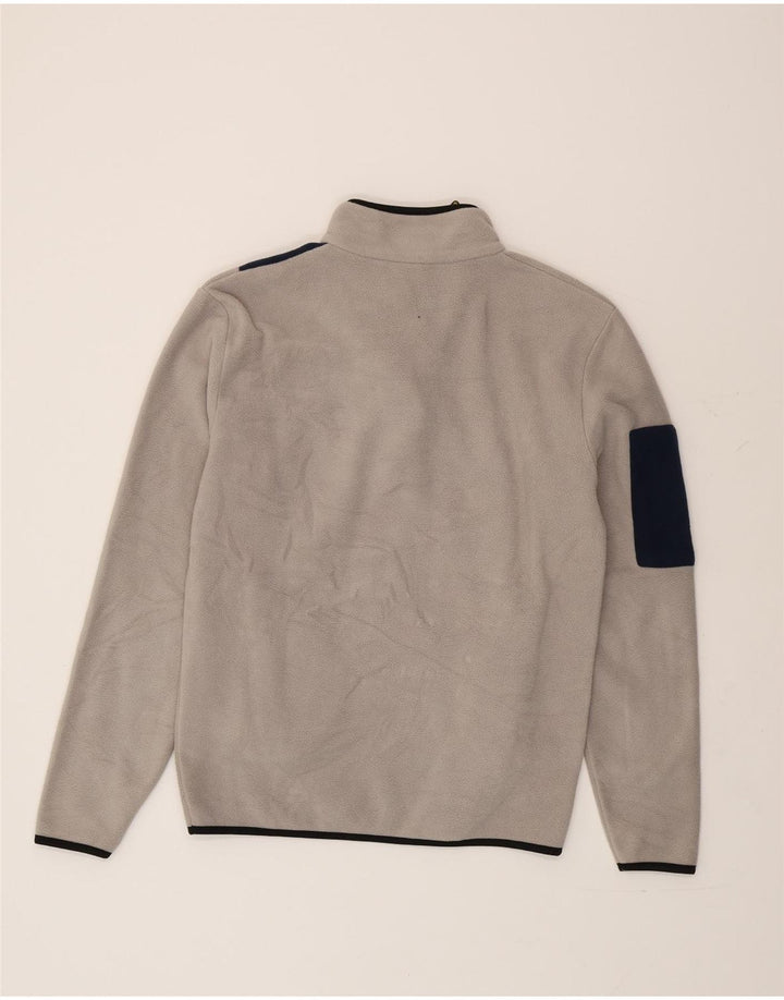Lotto Hombre Jersey De Polar Con Cremallera En El Cuello Grande Gris Colorblock Poliéster