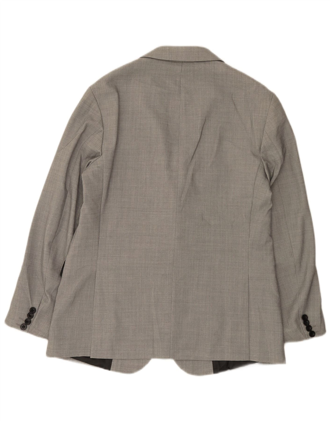 Zara Chaqueta tipo blazer de 2 botones para hombre EU 50 Poliéster gris medio