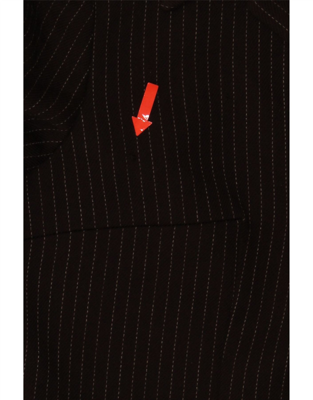 I Gabbiani Chaqueta Blazer De 4 Botones Para Mujer IT 44 Rayas Marrón Medio