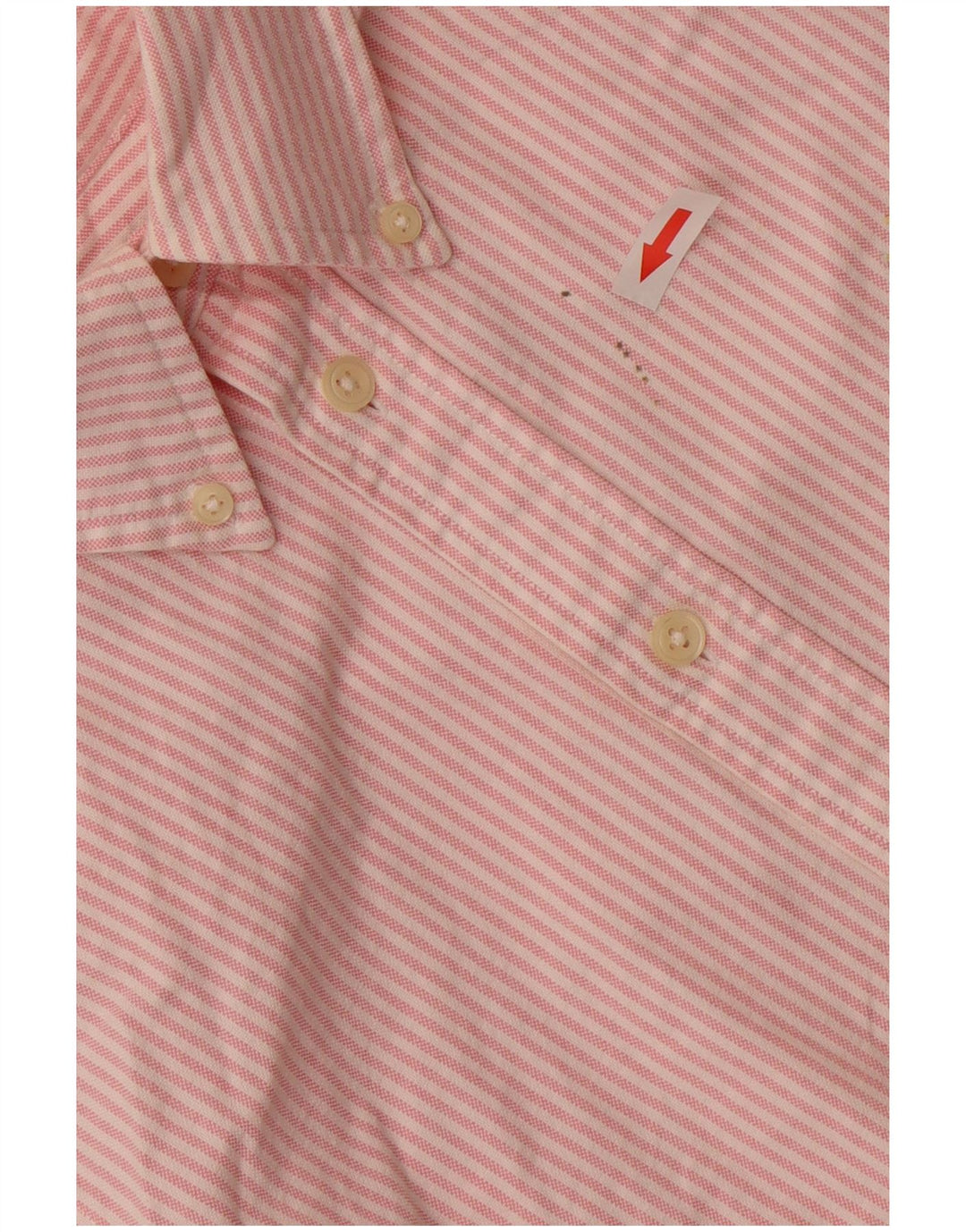 Ralph Lauren Camisa personalizada para hombre de algodón a rayas rosa pequeña