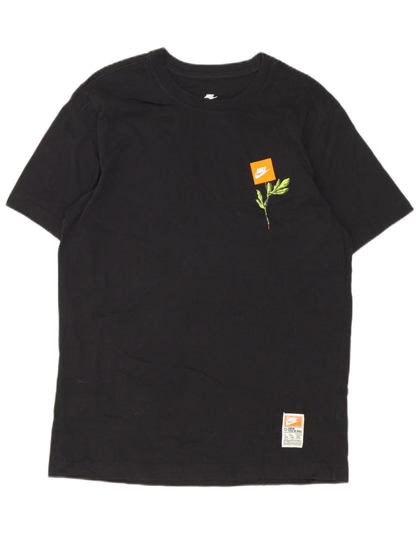 Nike - Camiseta gráfica para hombre, talla grande, algodón negro