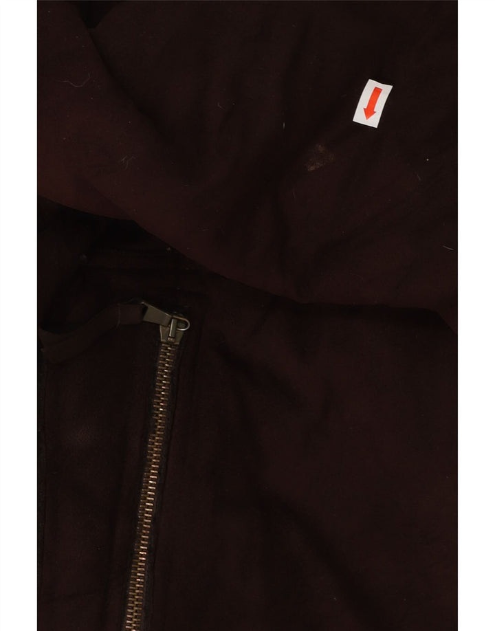 BENETTON Chaqueta Sherpa para Mujer UK 44 Acrílico Marrón Medio