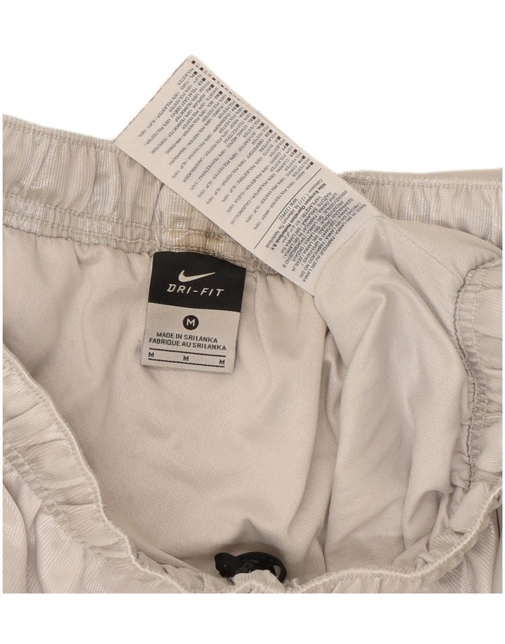 Pantalones cortos deportivos Nike Dri Fit para hombre Poliéster a rayas blancas medianas