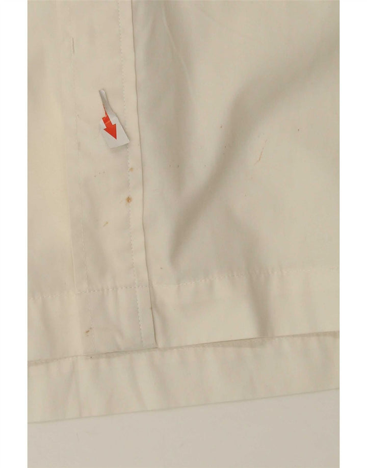 Levi's Camisa de manga corta para hombre, talla grande, de algodón blanco roto
