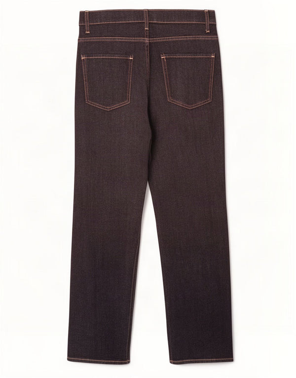 Marks & Spencer Vaqueros rectos para mujer UK 10 Small W28 L28 Algodón negro
