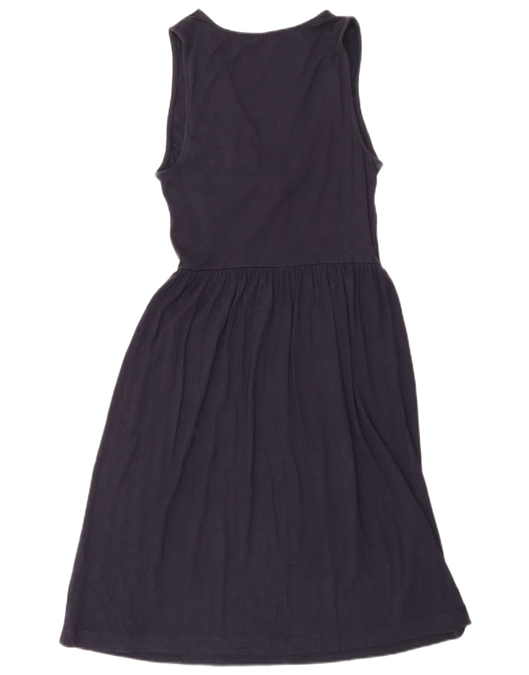 J. Crew Vestido básico sin mangas para mujer UK 10 Small Azul marino Rayón