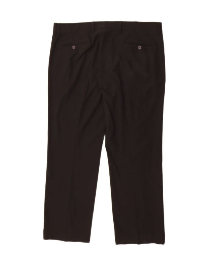 JUST CAVALLI Mens 2 Button 2 Piece Suit IT 58 4XL W42 L23 Black Polyester Vintage Just Cavalli and Second-Hand Just Cavalli from Messina Hembry 