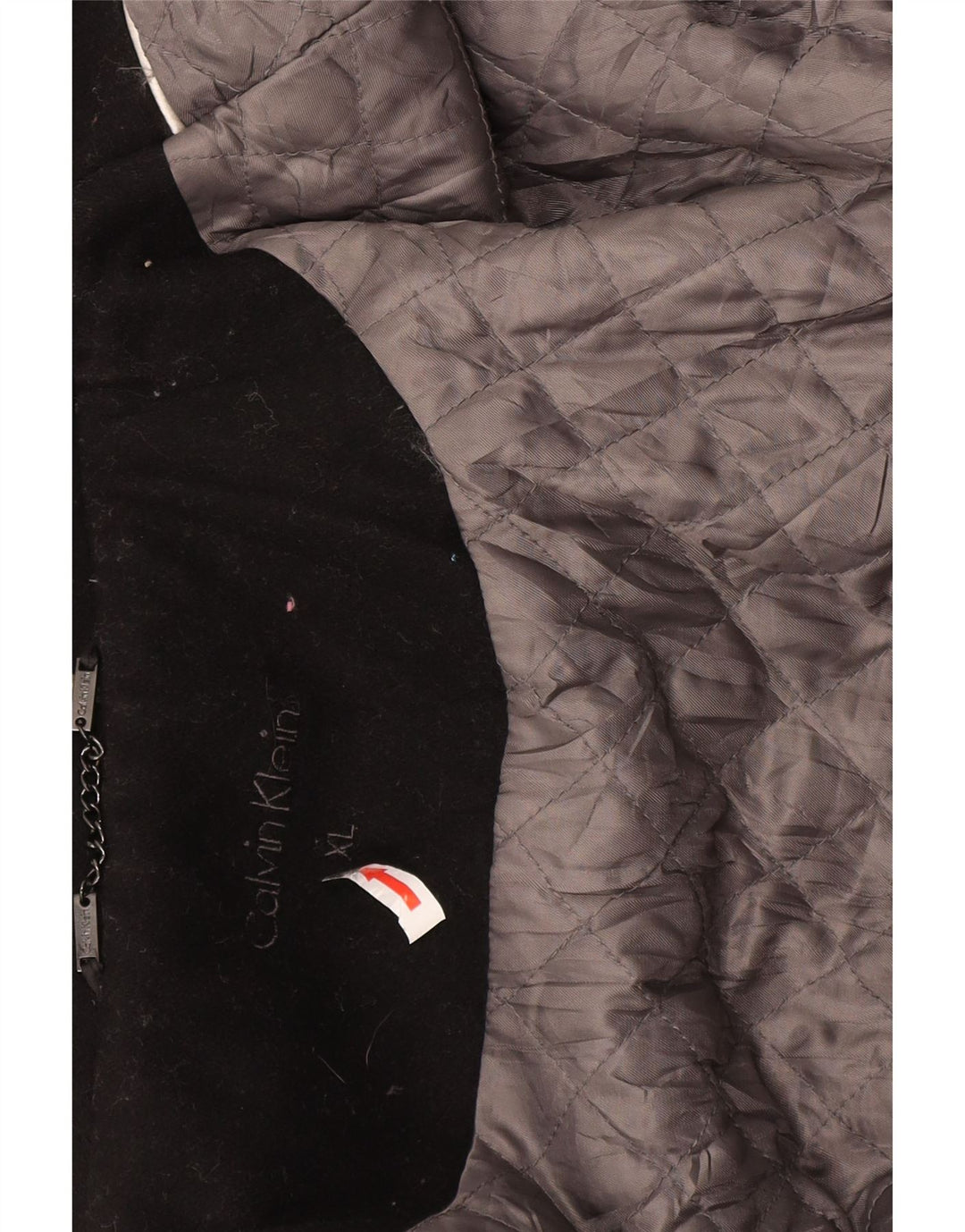 Calvin Klein Chaqueta militar para hombre UK 42 XL Lana negra