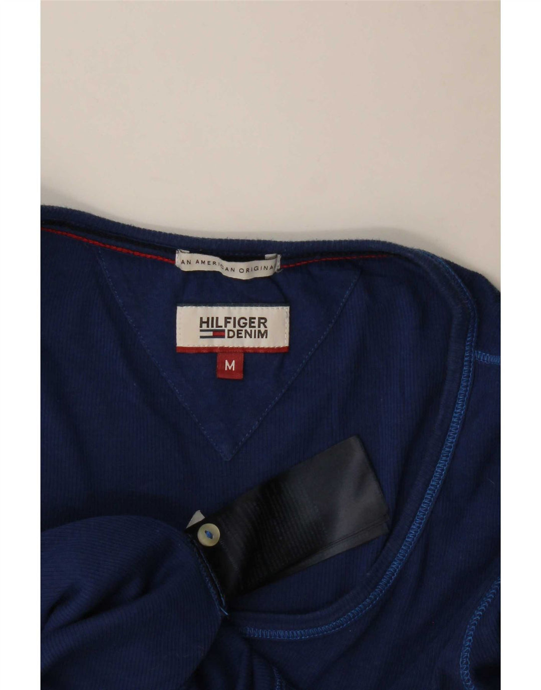 Tommy Hilfiger Top para mujer de manga larga UK 12 Medium Azul marino