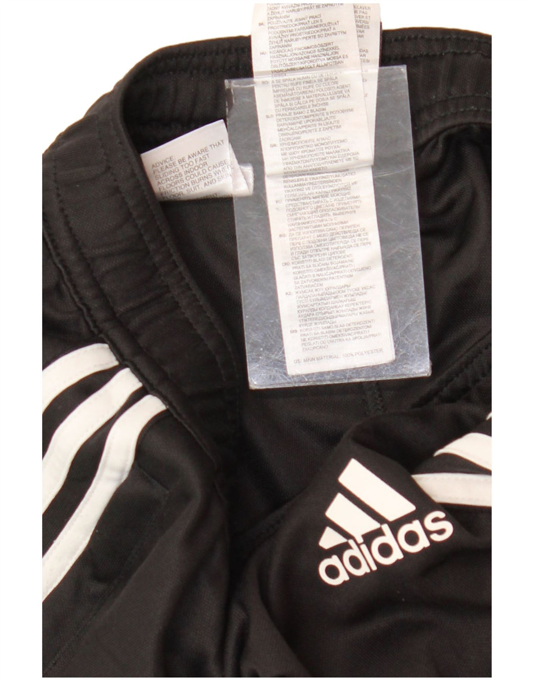 Adidas Pantalones De Chándal Para Hombre Pequeños Negro Poliéster