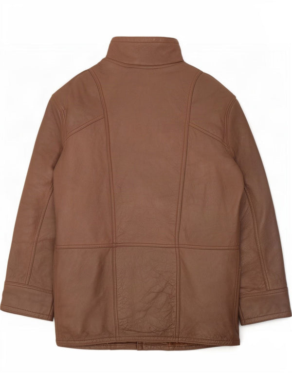 Vintage mujer shearling chaqueta Reino Unido 14 marrón medio