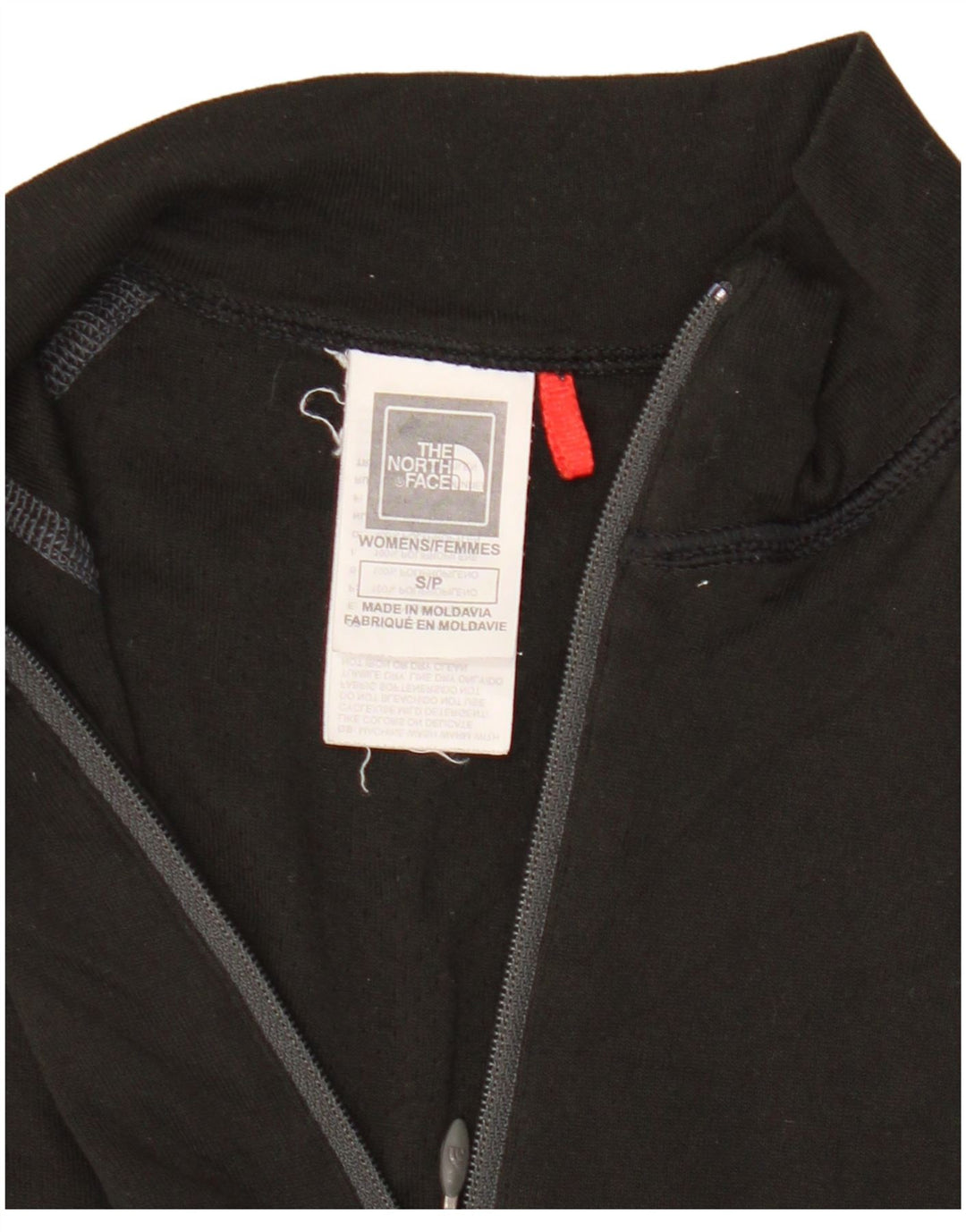 The North Face - Chándal con cremallera y cuello para mujer, talla 8, color negro
