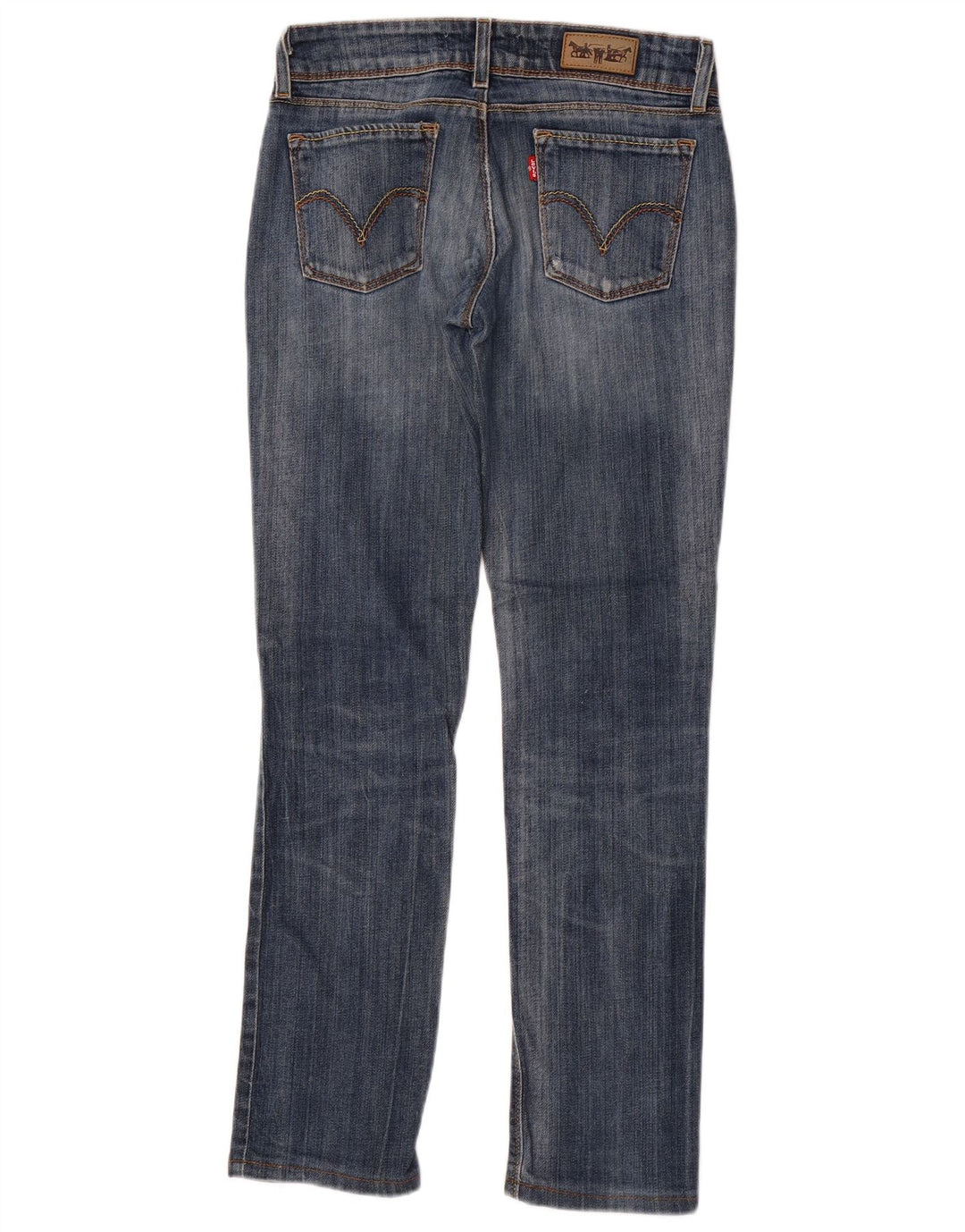 Levi's Mujer 571 Slim Jeans W29 L30 Algodón Azul