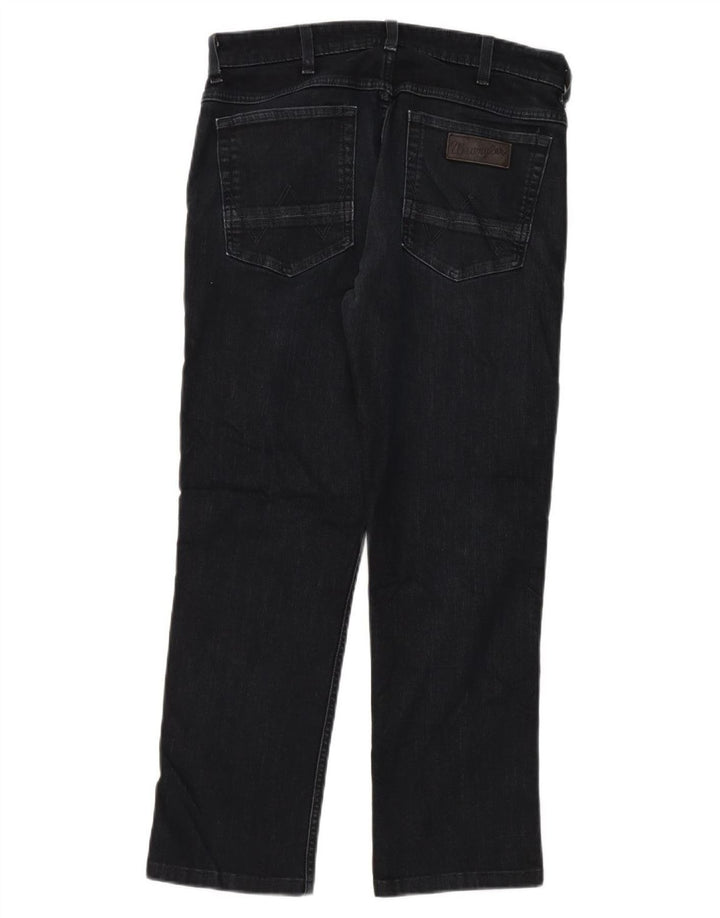 Wrangler Vaqueros rectos para hombre W32 L28 Algodón negro