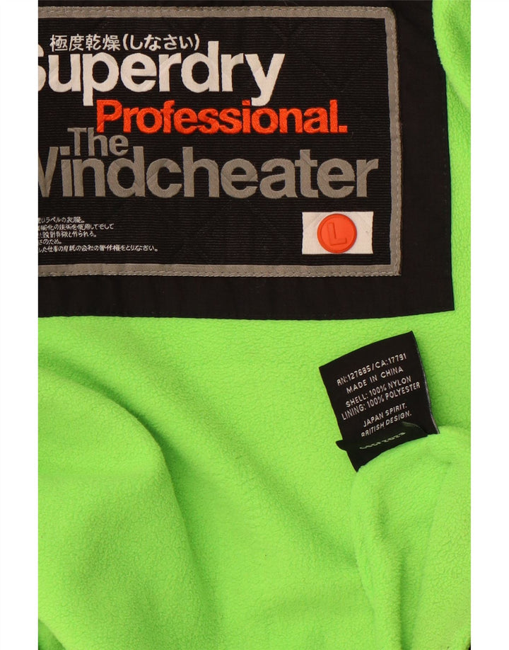 SUPERDRY Chaqueta cortavientos The Windcheater para mujer UK 40 Large Black