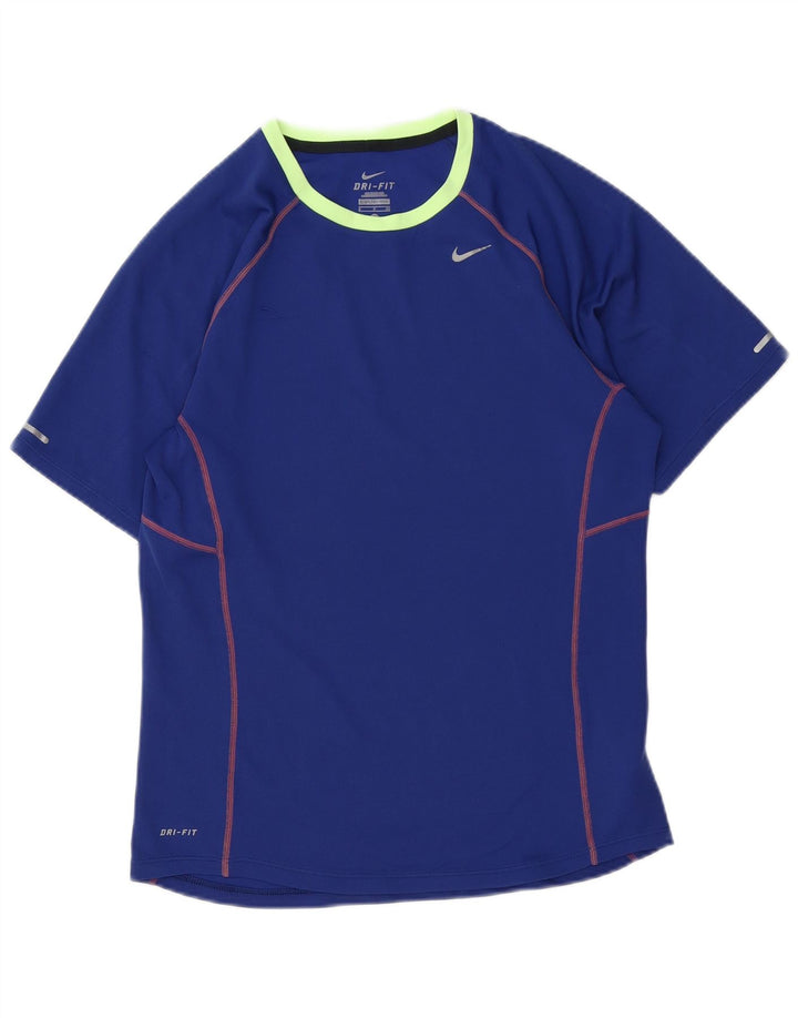 NIKE Camiseta Dri Fit para Hombre Top Small Azul Poliéster