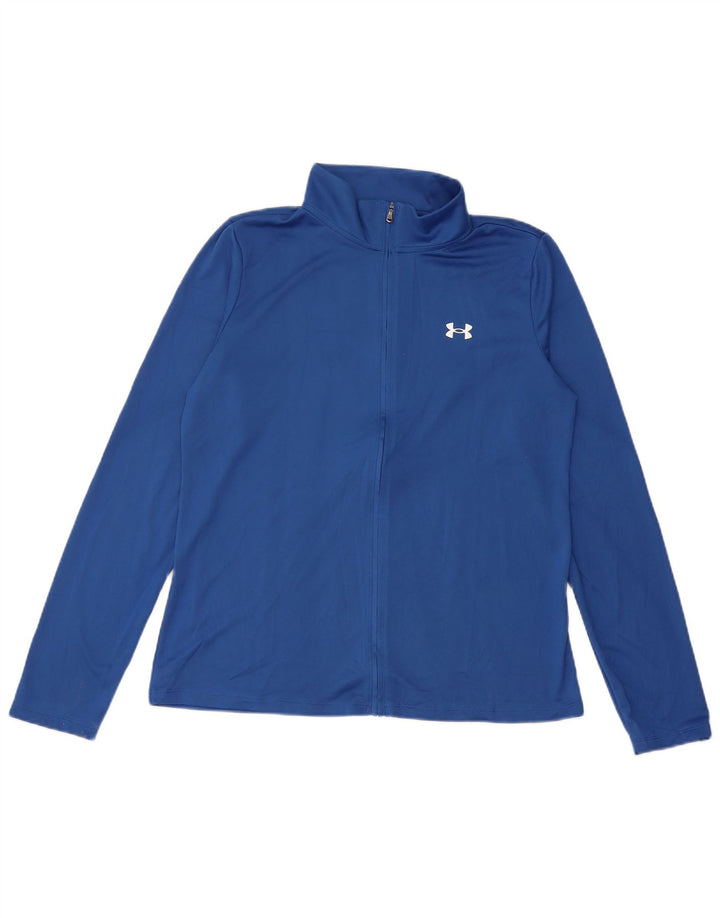 Under Armour Mujer Chándal Top Chaqueta UK 10 Small Azul