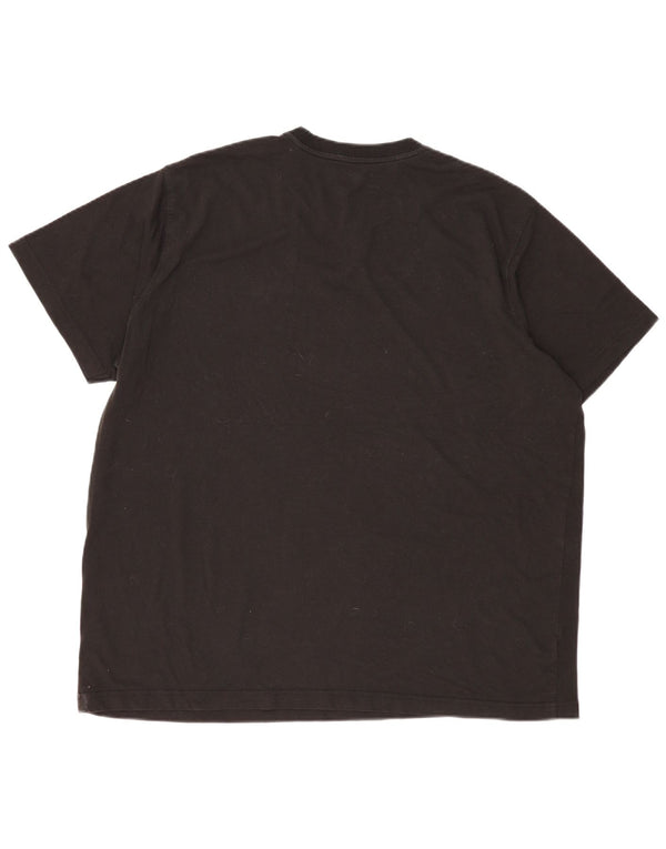 Eddie Bauer Camiseta para hombre Top 2XL Algodón negro