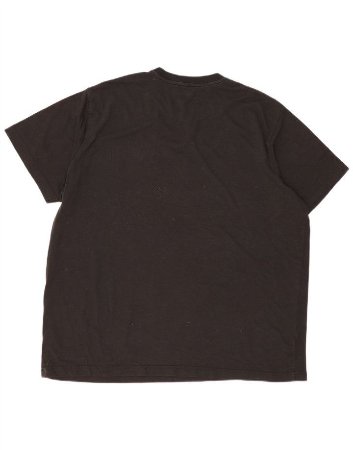 Eddie Bauer Camiseta para hombre Top 2XL Algodón negro