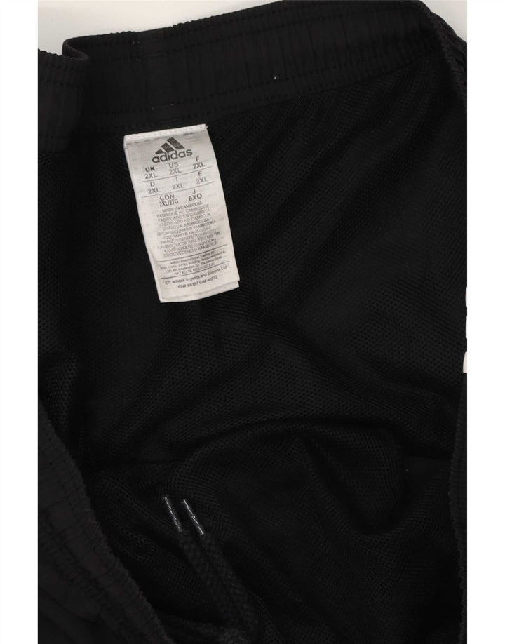 Adidas Pantalones cortos deportivos para hombre 2XL Poliéster negro
