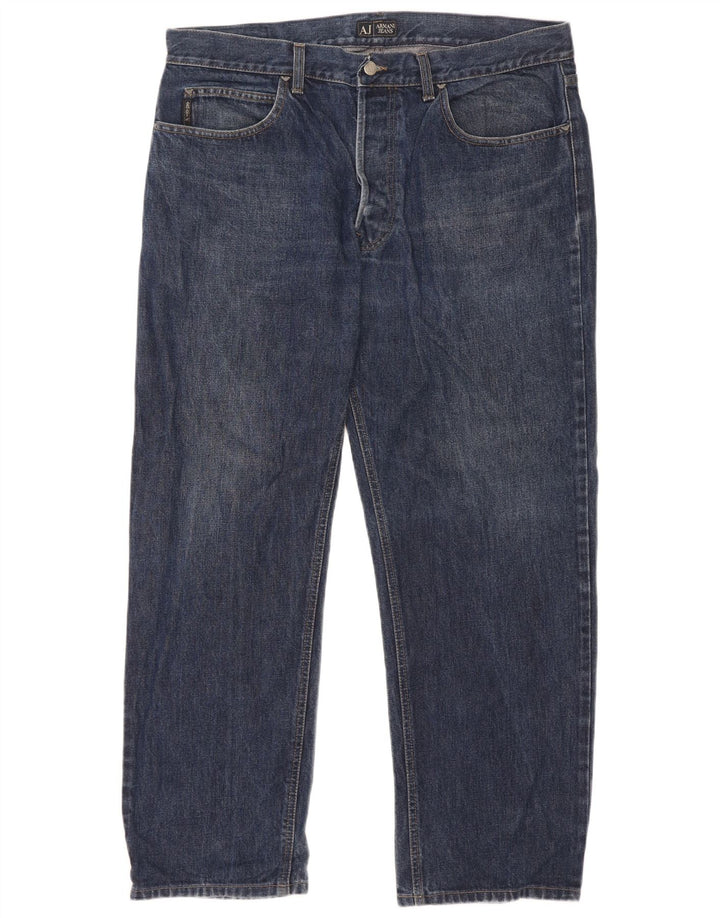 Vaqueros Armani Hombre Rectos W40 L30 Azul