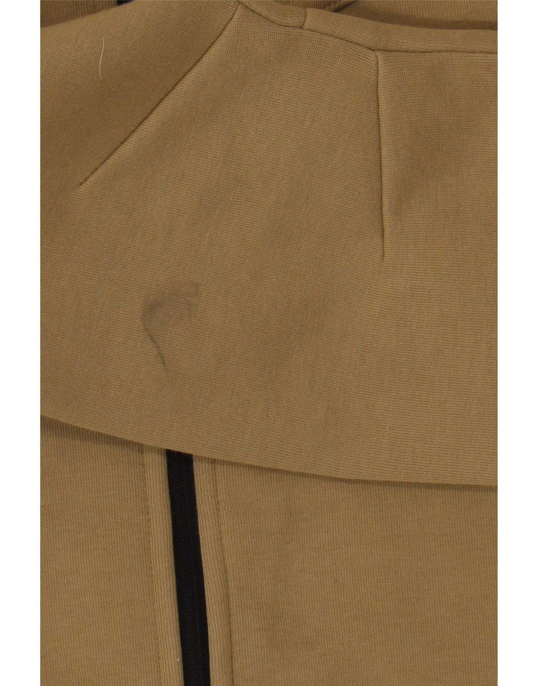 Nike - Sudadera con capucha y cremallera para hombre, algodón caqui mediano