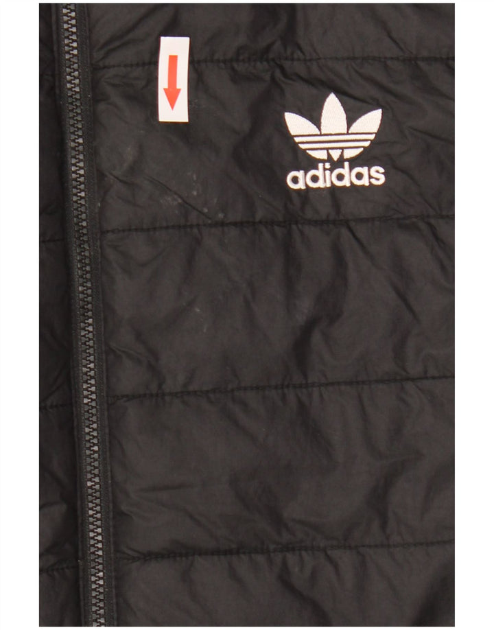 Adidas Chaleco acolchado para hombre UK 38 Medium Negro Poliamida