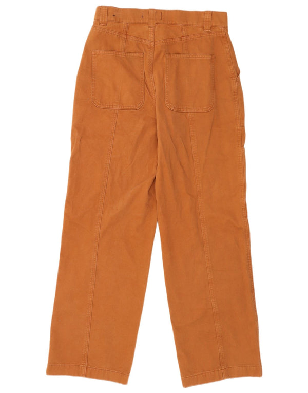 Abercrombie & Fitch Pantalones cargo de cintura alta para mujer US 4 Small W27 L28 Bei
