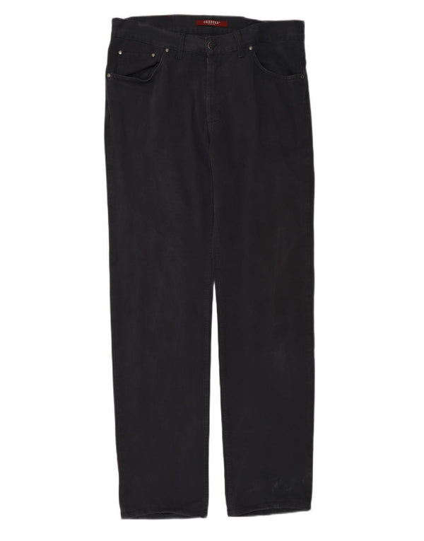 Carrera Mens 700 pantalones casuales rectos IT 50 grande W34 L34 azul marino