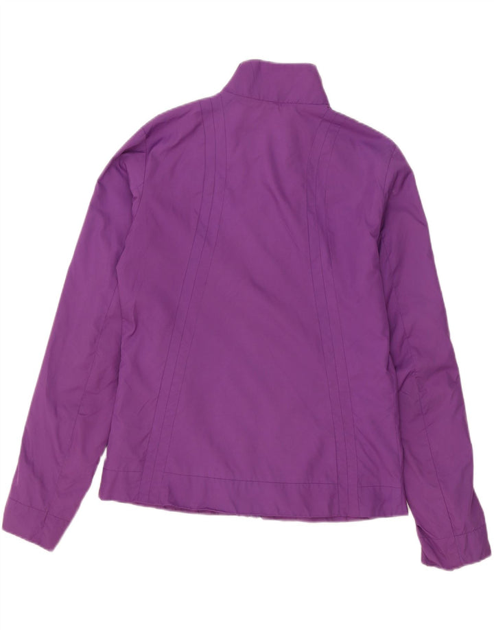 SERGIO TACCHINI Womens Windbreaker Jacket IT 44 Medium Purple Polyester Vintage Sergio Tacchini and Second-Hand Sergio Tacchini from Messina Hembry 