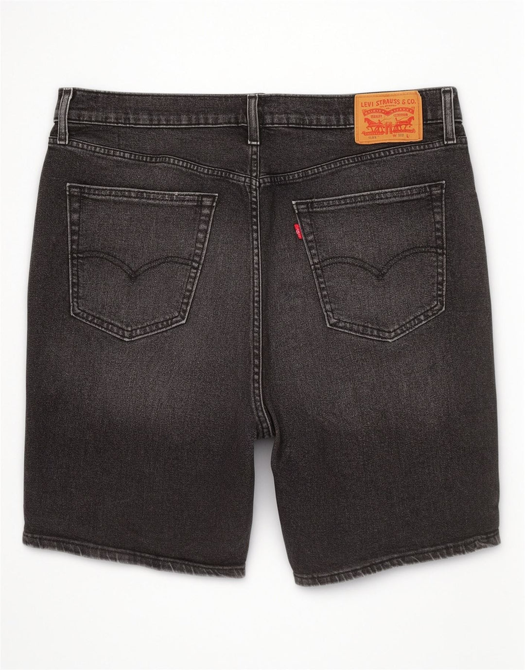 Levi's Mens 541 Denim Shorts W36 Grande Algodón Negro