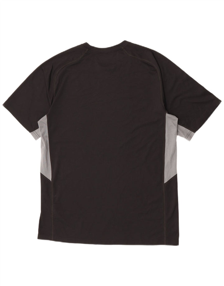 Camiseta Nike Dri Fit para hombre, talla grande, color negro, poliéster