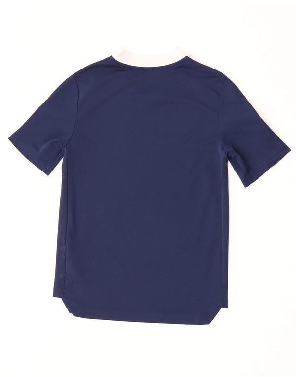 Adidas Camiseta Aeroready para niños 11-12 años Azul marino Colorblock